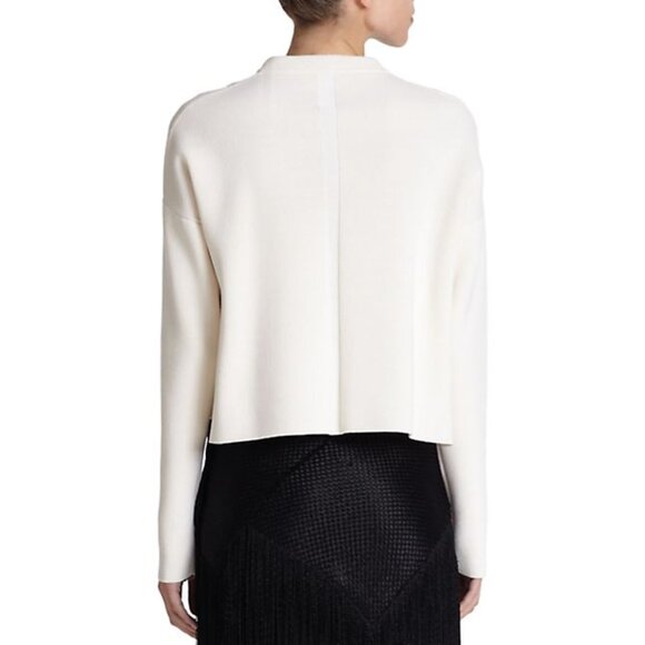 Proenza Schouler Cream Cut-Out Sweater s - Picture 2 of 10